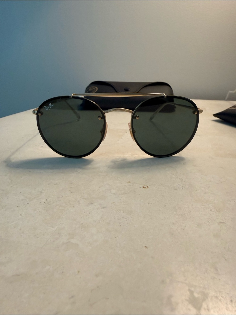 Rayban blaze round double bridge sunglasses